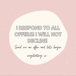 SEND ME ALL OFFERS! I ONLY ACCEPT OR COUNTEROFFER